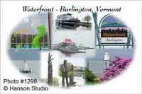 Burlington, VT - Waterfront Collage